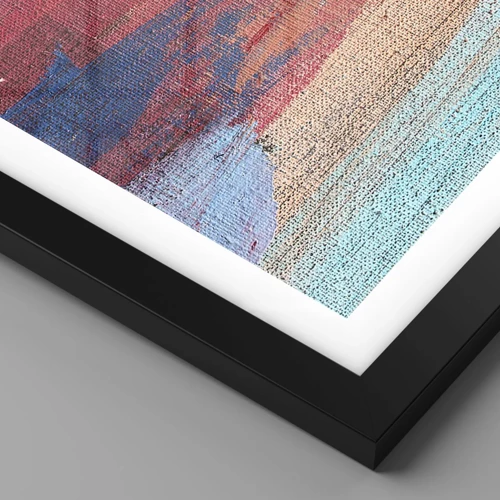 Poster in black frame - Washed Down by Rainbow - 40x50 cm