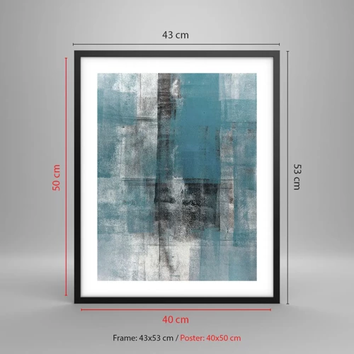 Poster in black frame - Water and Air - 40x50 cm