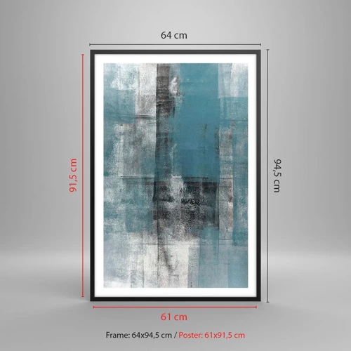 Poster in black frame - Water and Air - 61x91 cm