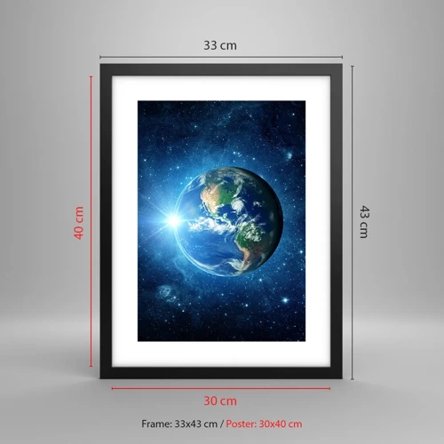 Poster in black frame - We Are in Heaven - 30x40 cm