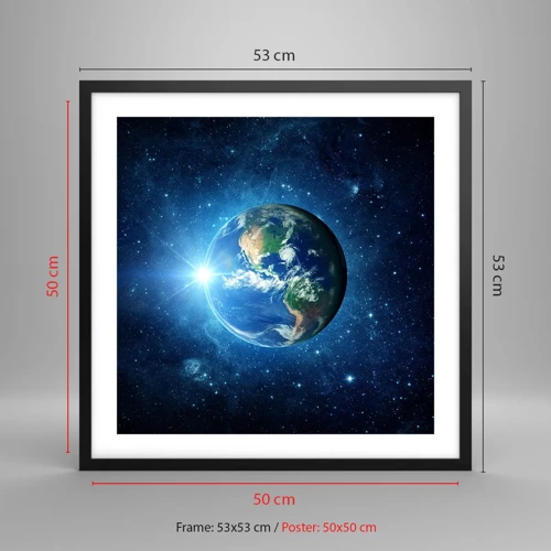 Poster in black frame - We Are in Heaven - 50x50 cm