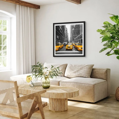 Poster in black frame - We Paint the City - 30x30 cm