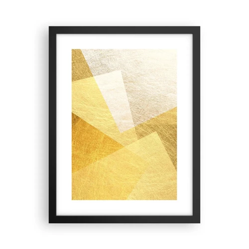 Poster in black frame - Weather of Geometry - 30x40 cm