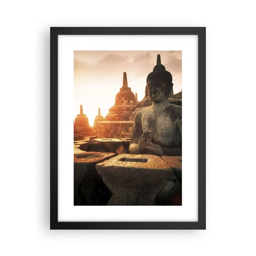 Poster in black frame - Weather of Great Wisdom - 30x40 cm