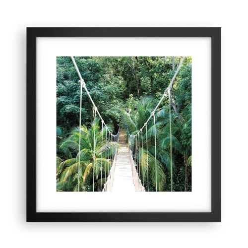 Poster in black frame - Welcome to the Jungle! - 30x30 cm