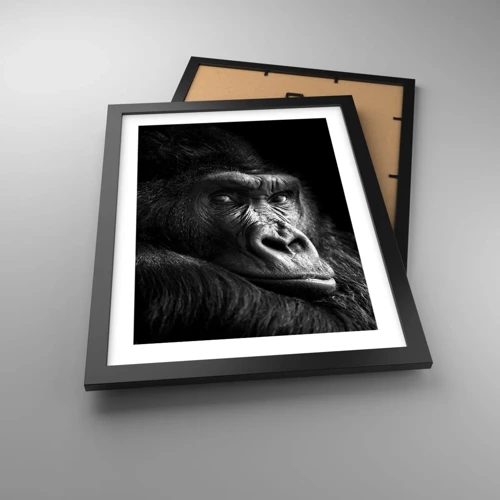 Poster in black frame - What Are You Looking At? - 30x40 cm