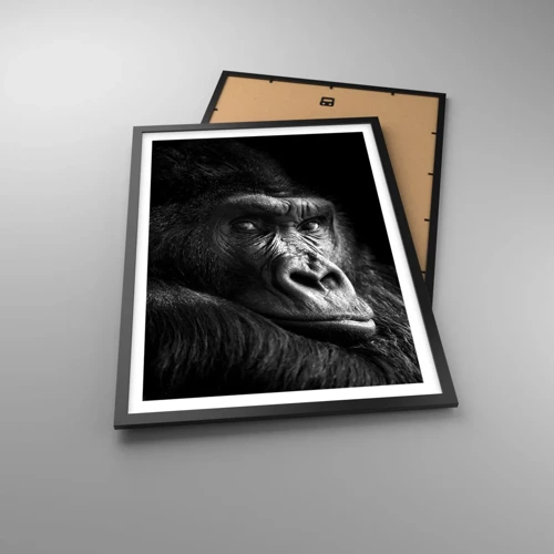 Poster in black frame - What Are You Looking At? - 50x70 cm