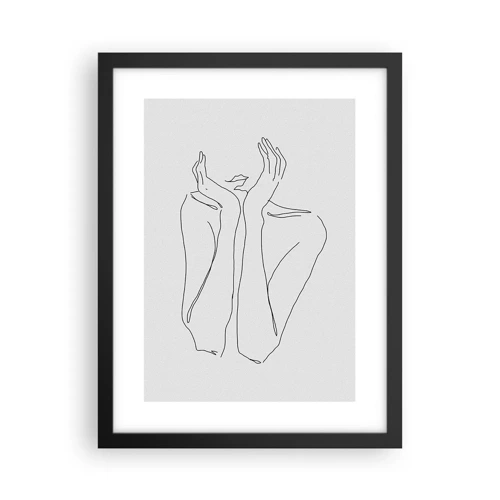 Poster in black frame - What Girls Are Dreaming of - 30x40 cm