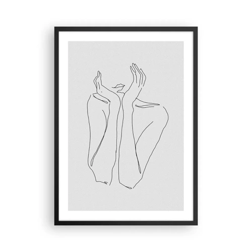 Poster in black frame - What Girls Are Dreaming of - 50x70 cm