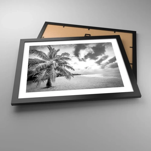 Poster in black frame - When You Miss Loneliness… - 40x30 cm