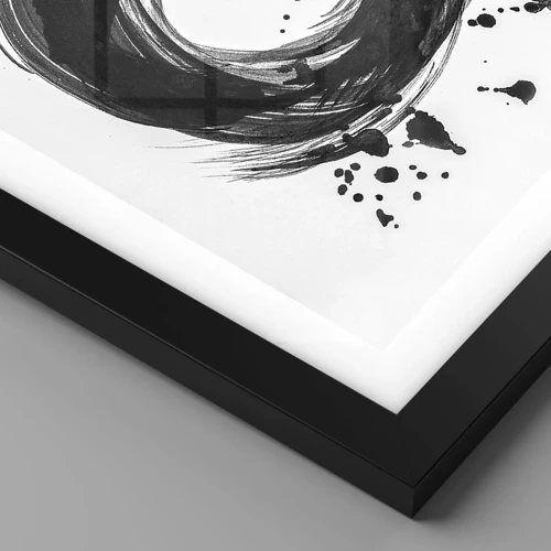 Poster in black frame - Whirl of Creation - 50x70 cm