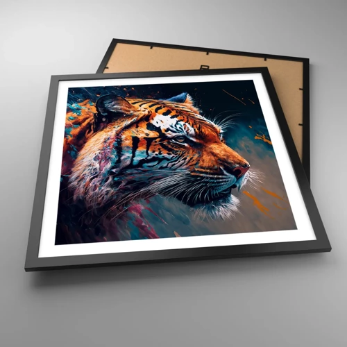 Poster in black frame - Wild Beauty - 50x50 cm