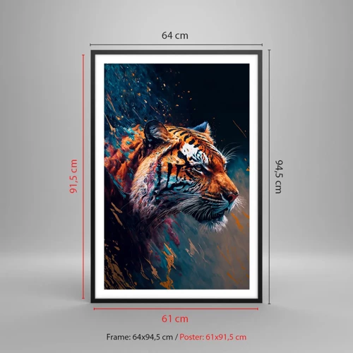 Poster in black frame - Wild Beauty - 61x91 cm