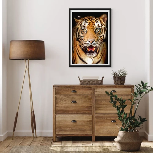 Poster in black frame - Wild at Heart - 50x70 cm