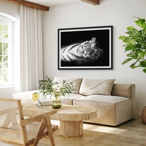 Poster in black frame - Wilderness and Calm - 91x61 cm