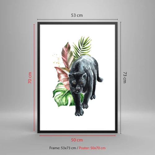 Poster in black frame - Wilderness of the Heart - 50x70 cm