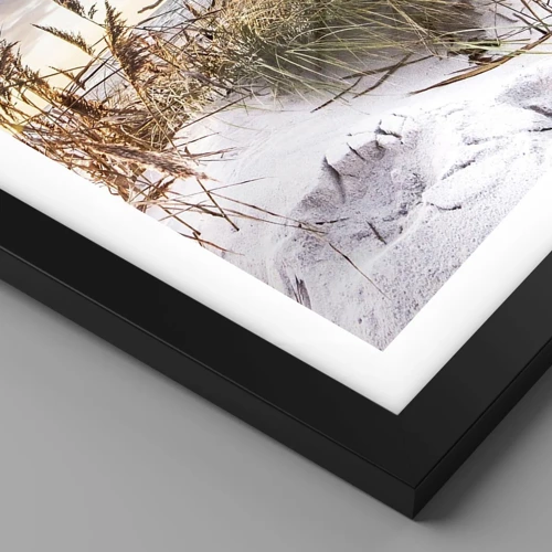 Poster in black frame - Wind from the Sea - 70x50 cm