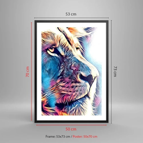 Poster in black frame - Wisdom of Nature - 50x70 cm