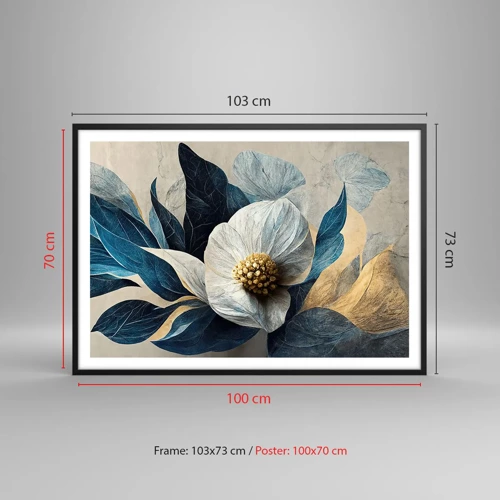 Poster in black frame - With a Heart of Gold - 100x70 cm