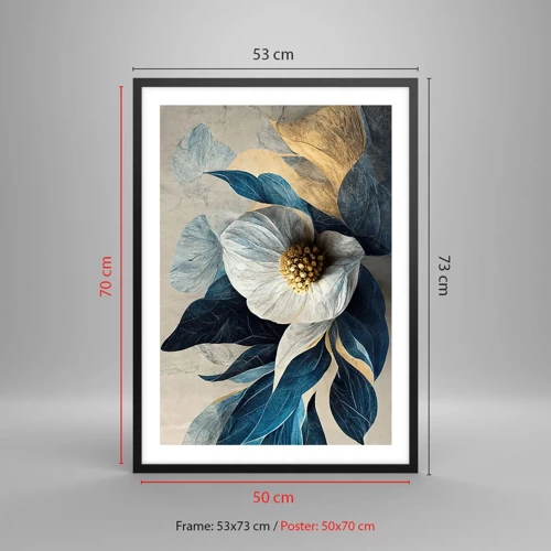 Poster in black frame - With a Heart of Gold - 50x70 cm