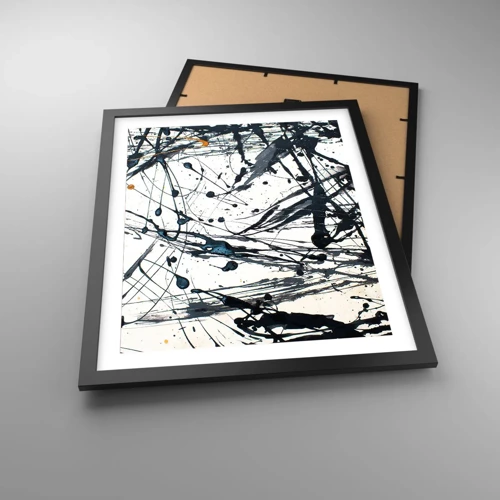 Poster in black frame - With or Without Meaning? - 40x50 cm