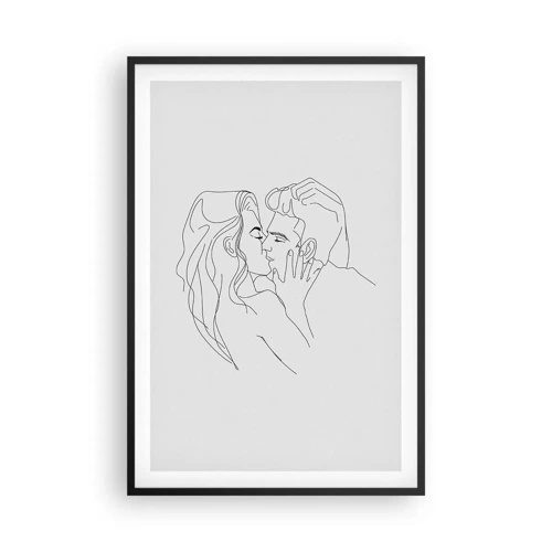 Poster in black frame - With the Same Line - 61x91 cm