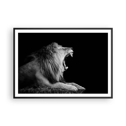 Poster in black frame - Without Any Doubt - 100x70 cm