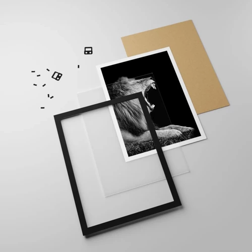 Poster in black frame - Without Any Doubt - 40x50 cm
