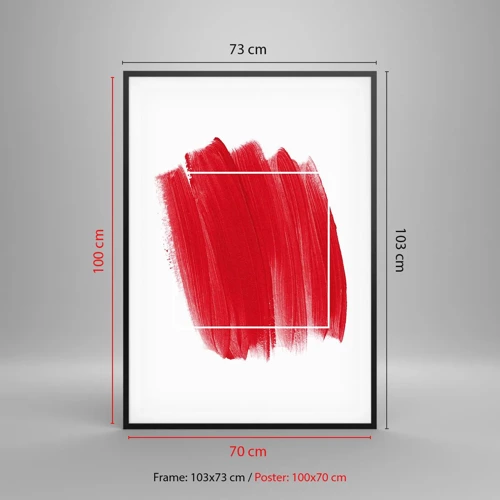 Poster in black frame - Without a Frame - 70x100 cm
