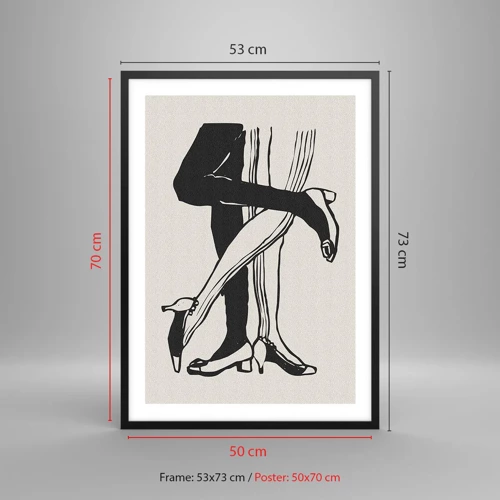 Poster in black frame - Woman's Attribute - 50x70 cm