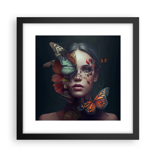 Poster in black frame - Wonderful Metamorphosis - 30x30 cm