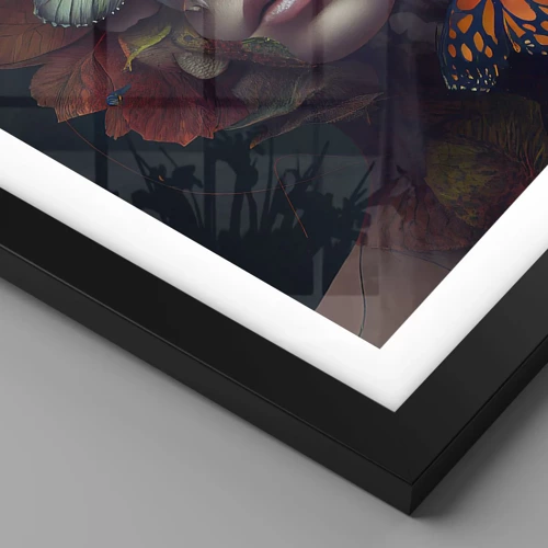 Poster in black frame - Wonderful Metamorphosis - 40x40 cm