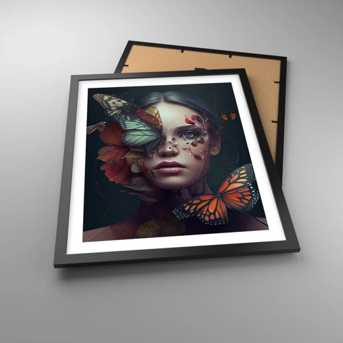 Poster in black frame - Wonderful Metamorphosis - 40x50 cm