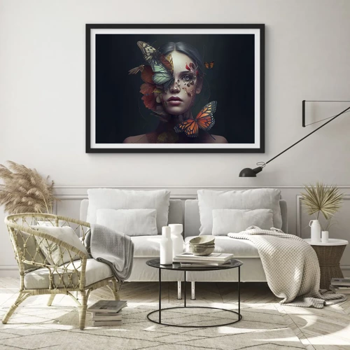 Poster in black frame - Wonderful Metamorphosis - 70x50 cm