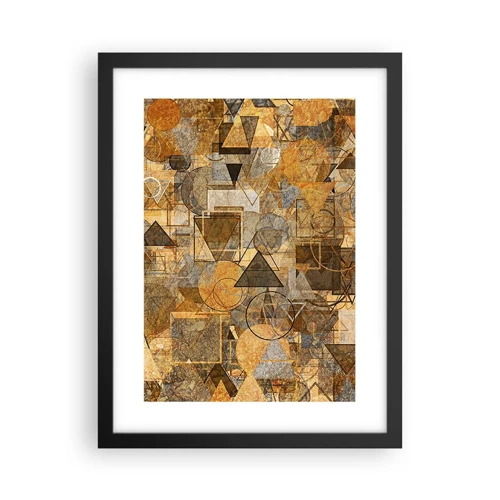 Poster in black frame - World Caught in One Form - 30x40 cm