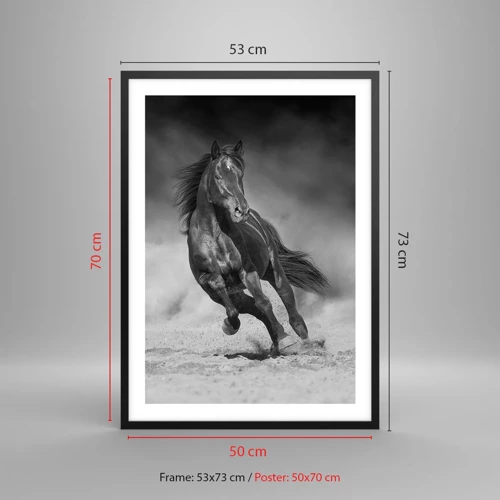 Poster in black frame - Worthy of Emir Himself - 50x70 cm