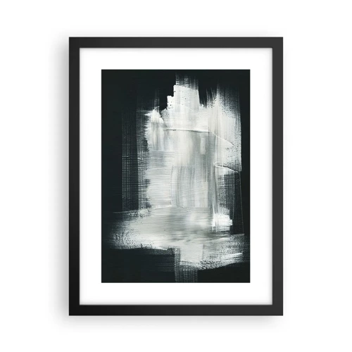 Poster in black frame - Woven from the Vertical and the Horizontal - 30x40 cm