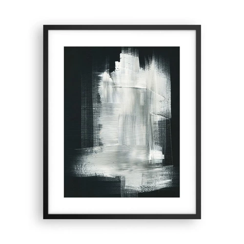 Poster in black frame - Woven from the Vertical and the Horizontal - 40x50 cm