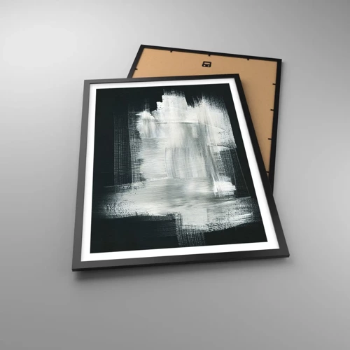 Poster in black frame - Woven from the Vertical and the Horizontal - 50x70 cm