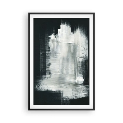 Poster in black frame - Woven from the Vertical and the Horizontal - 61x91 cm