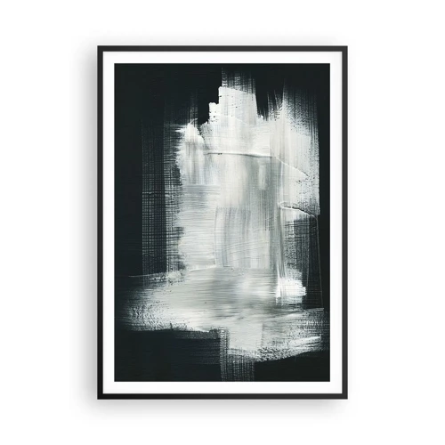 Poster in black frame - Woven from the Vertical and the Horizontal - 70x100 cm
