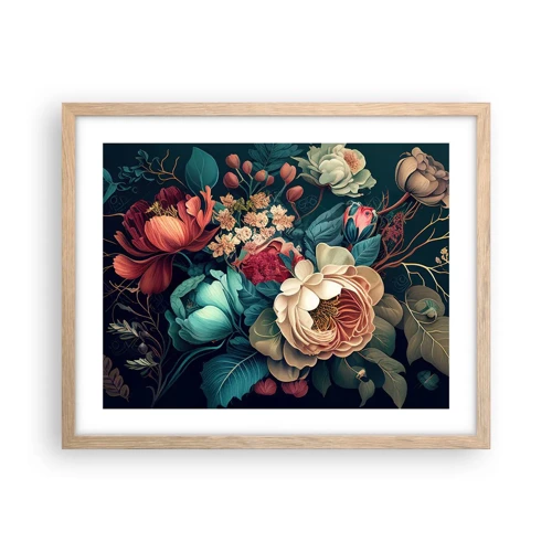 Poster in light oak frame - 19th Century Charm - 50x40 cm