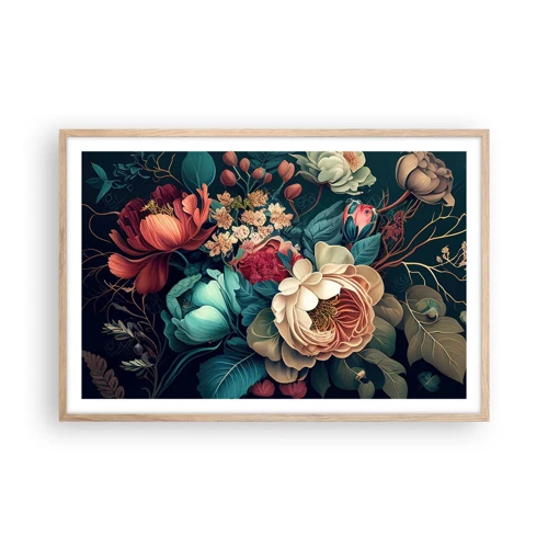 Poster in light oak frame - 19th Century Charm - 91x61 cm