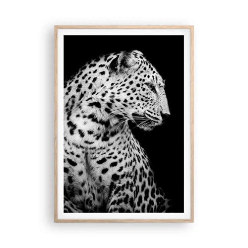 Poster in light oak frame - A Perfect Right Profile  - 70x100 cm