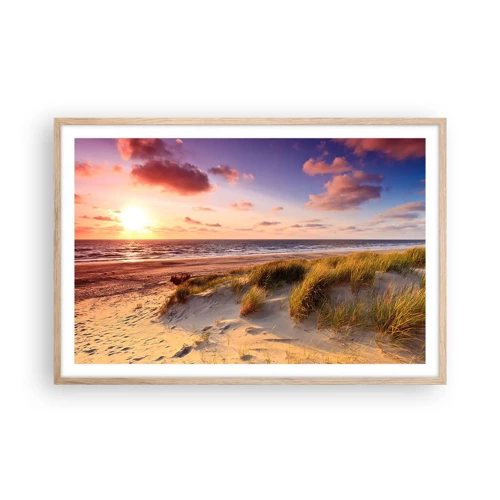 Poster in light oak frame - Air Smells of Summer - 91x61 cm