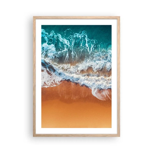 Poster in light oak frame - Always in a Couple - 50x70 cm