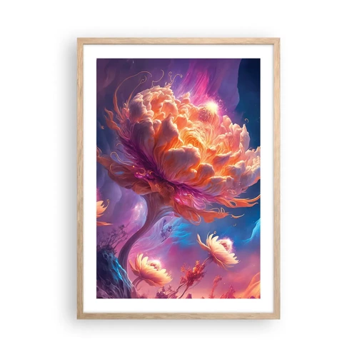 Poster in light oak frame - Another World - 50x70 cm