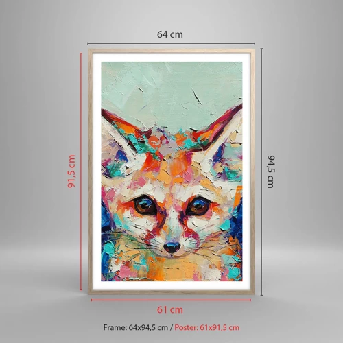 Poster in light oak frame - Are You Ready for Me? - 61x91 cm