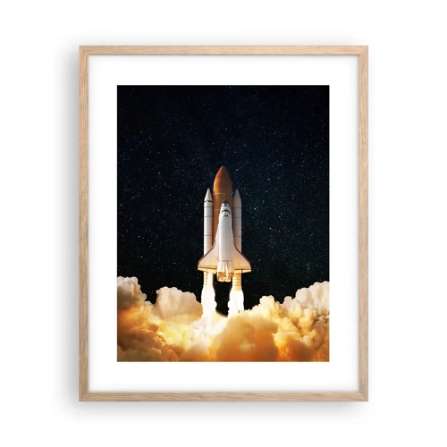 Poster in light oak frame - As Astra! - 40x50 cm