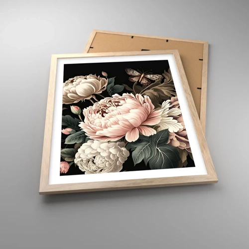 Poster in light oak frame - Baroque Style - 40x50 cm